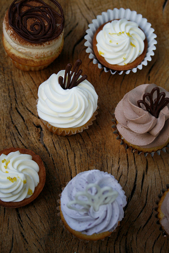 Mini cupcake selection